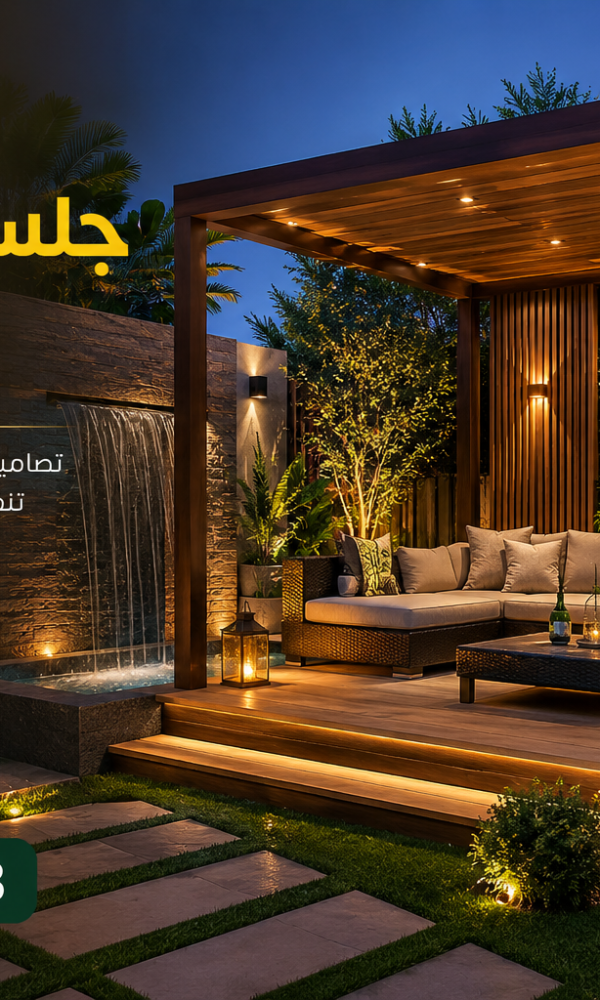 تصميم جلسات خارجية بجدة