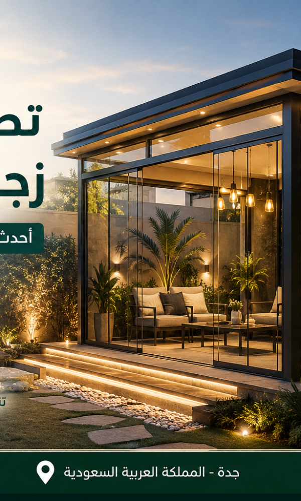 تصميم غرف زجاجية بجدة